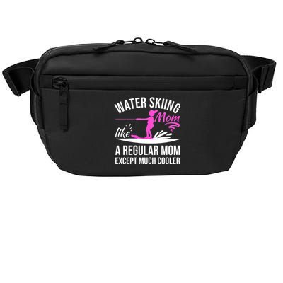 Water Skiing Mom Like A Regular Mom Gift Vintage Water Ski Gift Crossbody Pack