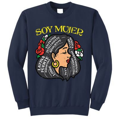 Womens Soy Mujer Latin Woman Cinco De Mayo Mexican Women Sweatshirt