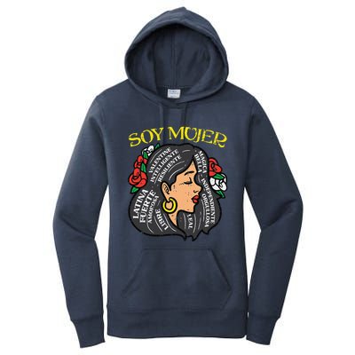 Womens Soy Mujer Latin Woman Cinco De Mayo Mexican Women Women's Pullover Hoodie