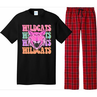 Wildcats School Mascot Pajama Set