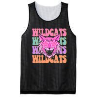 Wildcats School Mascot Mesh Reversible Basketball Jersey Tank