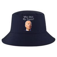 Who Shit My Pants Funny Anti Joe Biden Cool Comfort Performance Bucket Hat