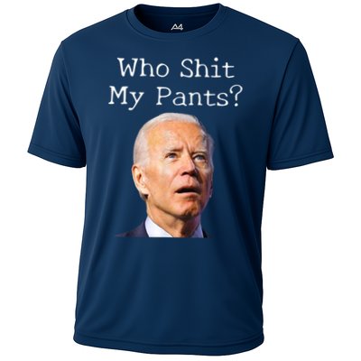 Who Shit My Pants Funny Anti Joe Biden Performance Shirt