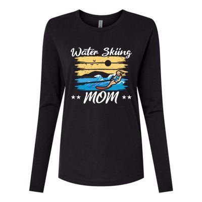 Water Skiing Mom Waterskiing Water Skiing Mothers Day Gift Womens Cotton Relaxed Long Sleeve T-Shirt