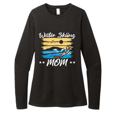 Water Skiing Mom Waterskiing Water Skiing Mothers Day Gift Womens CVC Long Sleeve Shirt