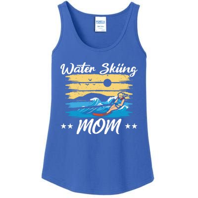 Water Skiing Mom Waterskiing Water Skiing Mothers Day Gift Ladies Essential Tank