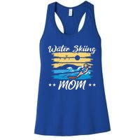 Water Skiing Mom Waterskiing Water Skiing Mothers Day Gift Women's Racerback Tank