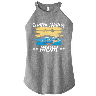 Water Skiing Mom Waterskiing Water Skiing Mothers Day Gift Women's Perfect Tri Rocker Tank