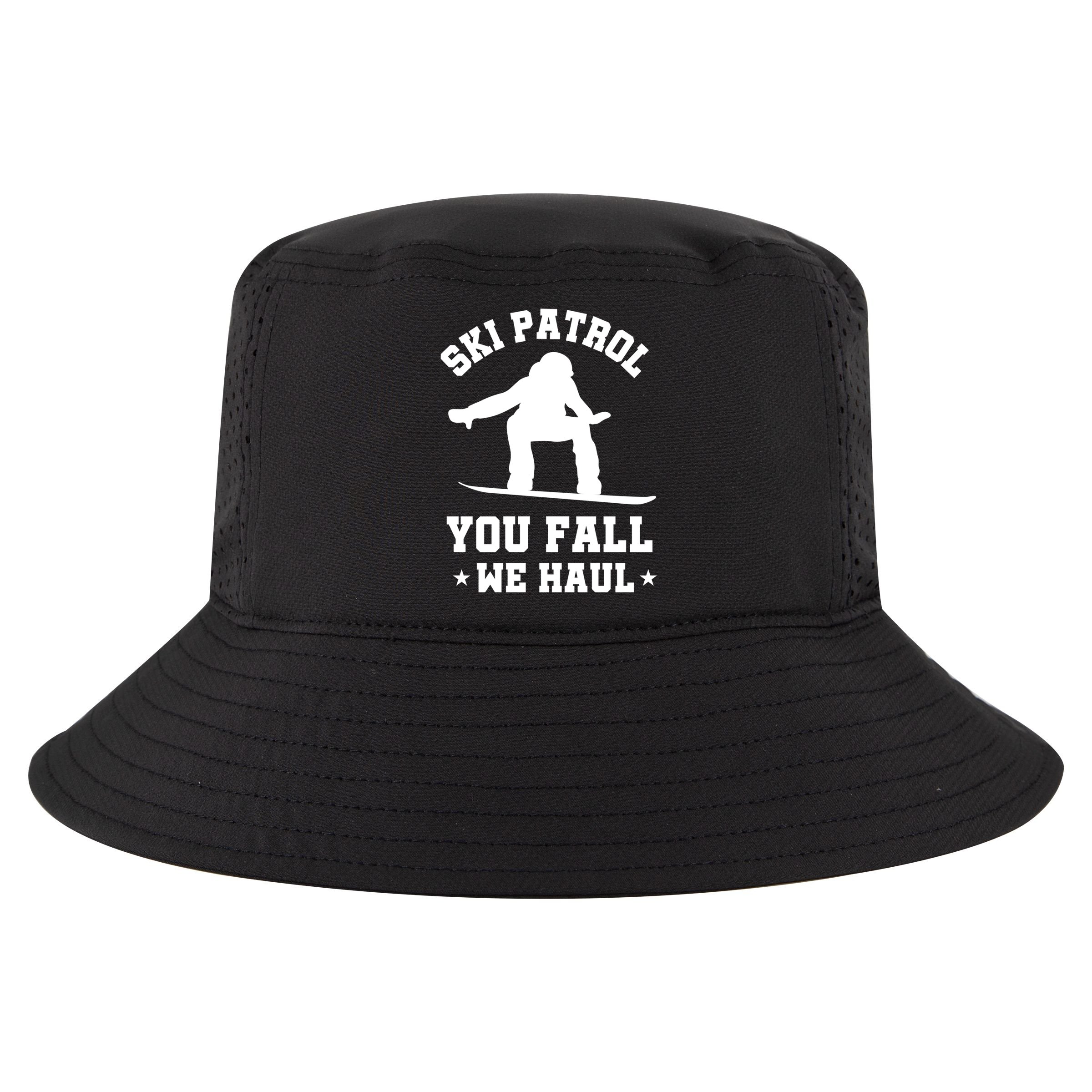 Winter Skiing Meaningful Gift Funny Ski Patrol Winter Sports Great Gift Cool Comfort Performance Bucket Hat