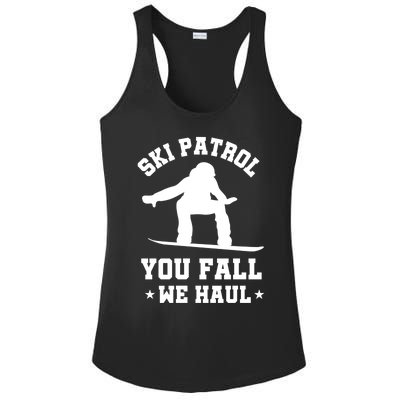 Winter Skiing Meaningful Gift Funny Ski Patrol Winter Sports Great Gift Ladies PosiCharge Competitor Racerback Tank