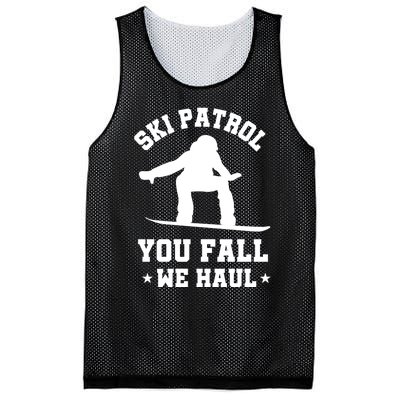 Winter Skiing Meaningful Gift Funny Ski Patrol Winter Sports Great Gift Mesh Reversible Basketball Jersey Tank