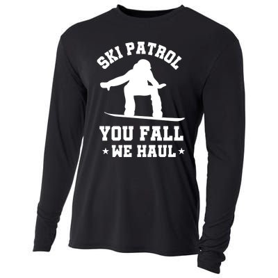 Winter Skiing Meaningful Gift Funny Ski Patrol Winter Sports Great Gift Cooling Performance Long Sleeve Crew