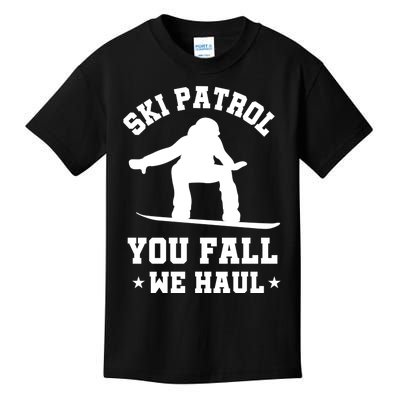 Winter Skiing Meaningful Gift Funny Ski Patrol Winter Sports Great Gift Kids T-Shirt