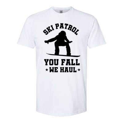 Winter Skiing Meaningful Gift Funny Ski Patrol Winter Sports Great Gift Softstyle CVC T-Shirt