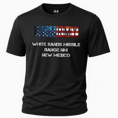 White Sands Missile Range Us Flag Army Cooling Performance Crew T-Shirt