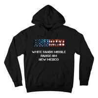 White Sands Missile Range Us Flag Army Hoodie