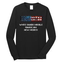 White Sands Missile Range Us Flag Army Long Sleeve Shirt