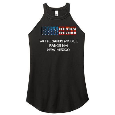 White Sands Missile Range Us Flag Army Women’s Perfect Tri Rocker Tank