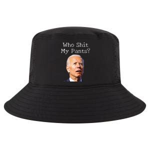 Who Shit My Pants Anti Joe biden Funny Conservative Cool Comfort Performance Bucket Hat