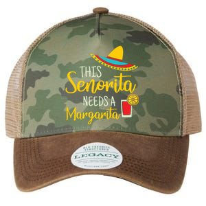 Womens Senorita Margarita Mexican Fiesta Funny Cinco De Mayo Legacy Tie Dye Trucker Hat