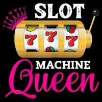 Womens Slot Machine Queen Funny Casino Gambling Tall T-Shirt