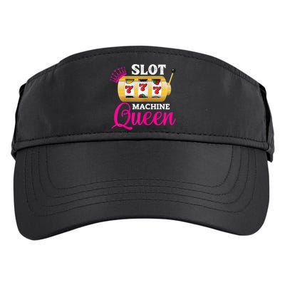 Womens Slot Machine Queen Funny Casino Gambling Adult Drive Performance Visor