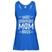 Wife Schipperke Mom Boss Funny Dog Mom Gift Idea Gift Ladies Essential Flowy Tank