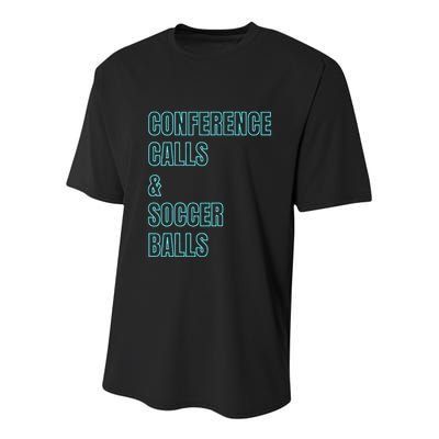 Working Soccer Mom Game Playful Cute Corporate Practice Youth Performance Sprint T-Shirt