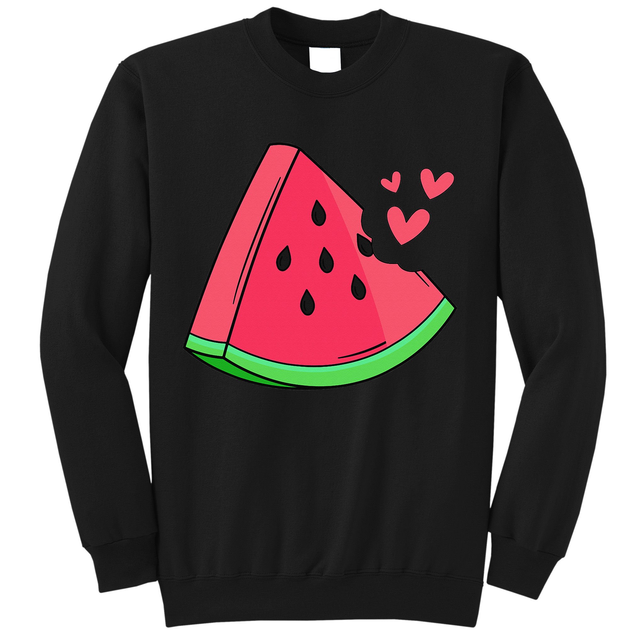 Watermelon Slice Melon Summer Vacation Season Fruit Lovers Sweatshirt