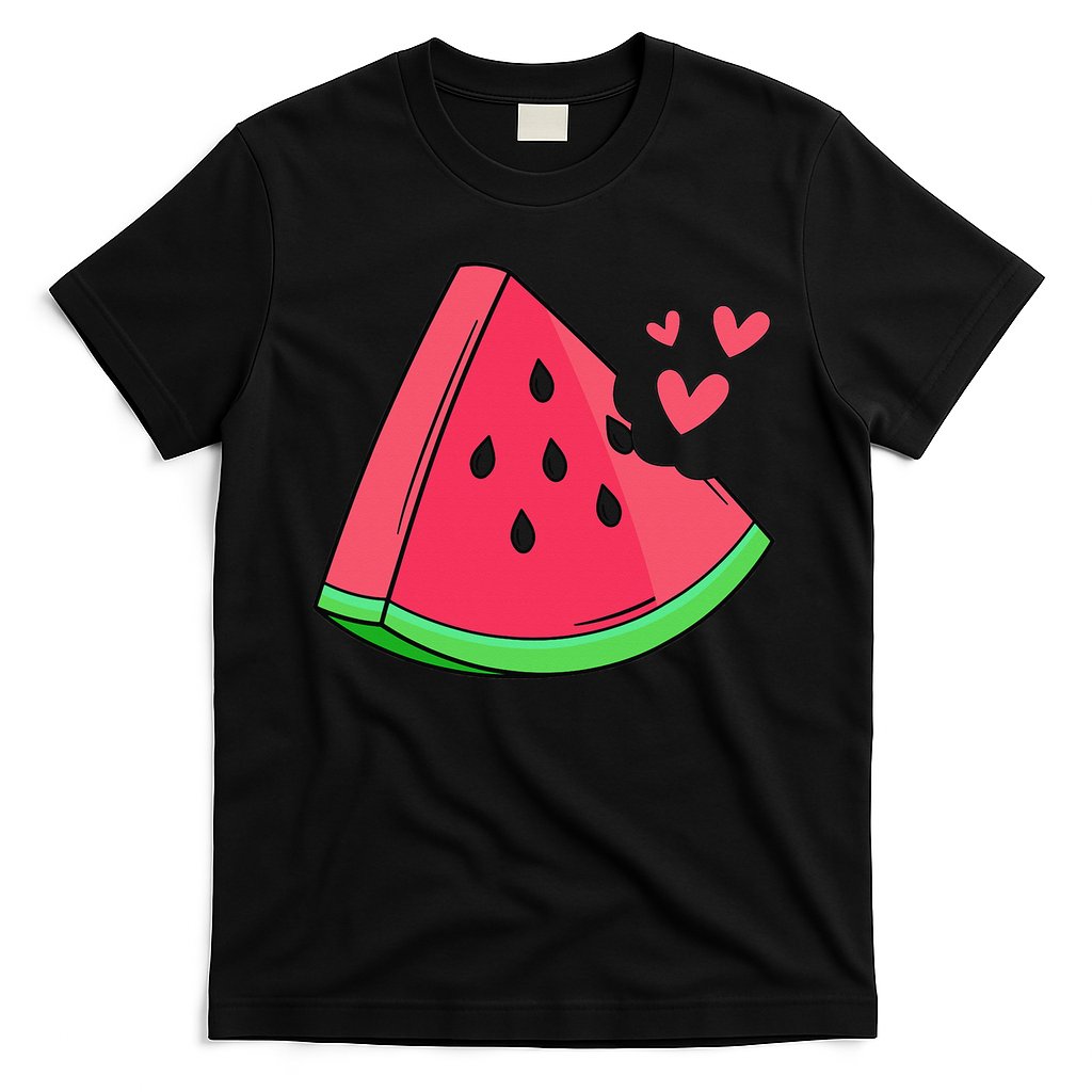Watermelon Slice Melon Summer Vacation Season Fruit Lovers T-Shirt