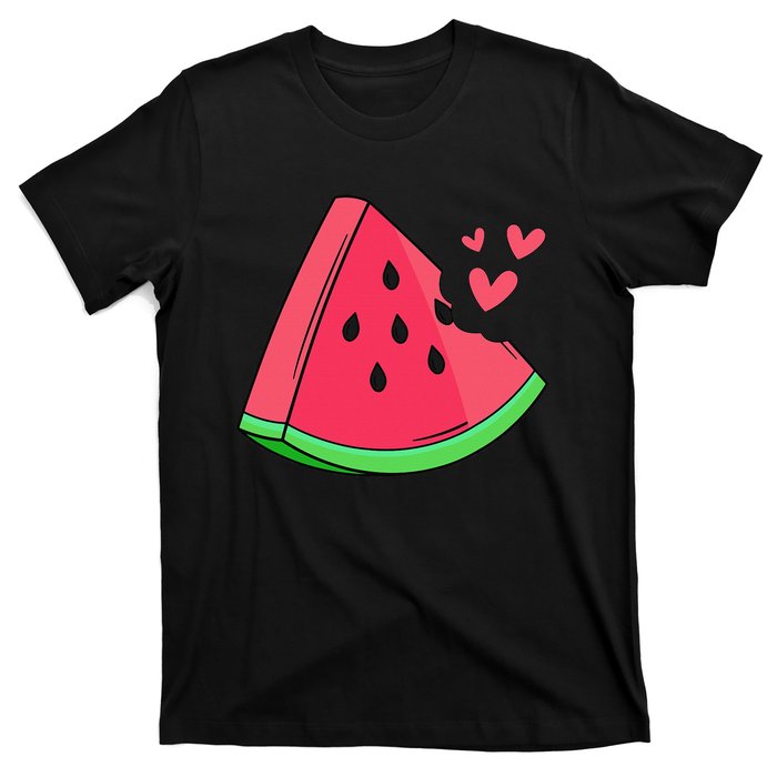 Watermelon Slice Melon Summer Vacation Season Fruit Lovers T-Shirt