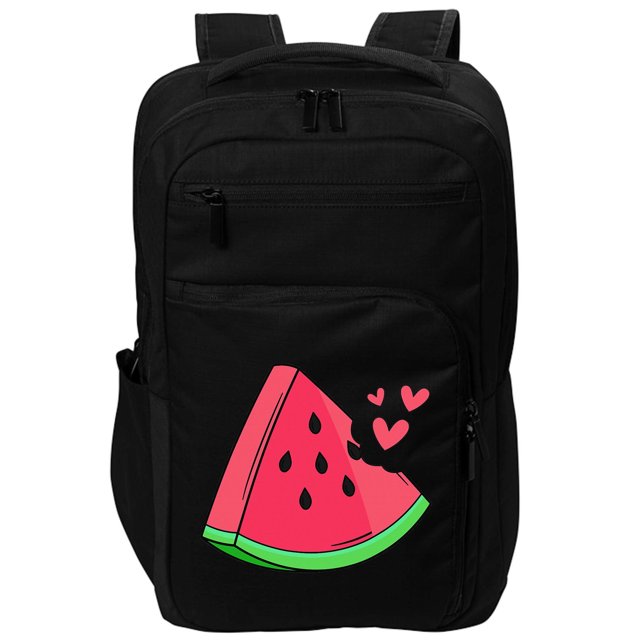 Watermelon Slice Melon Summer Vacation Season Fruit Lovers Impact Tech Backpack