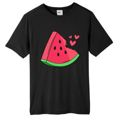 Watermelon Slice Melon Summer Vacation Season Fruit Lovers Tall Fusion ChromaSoft Performance T-Shirt