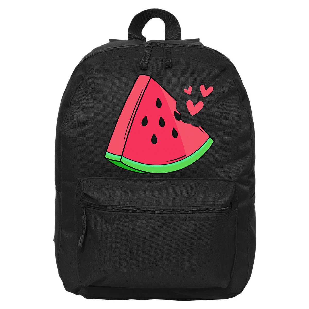 Watermelon Slice Melon Summer Vacation Season Fruit Lovers 16 in Basic Backpack
