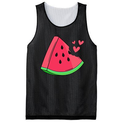 Watermelon Slice Melon Summer Vacation Season Fruit Lovers Mesh Reversible Basketball Jersey Tank