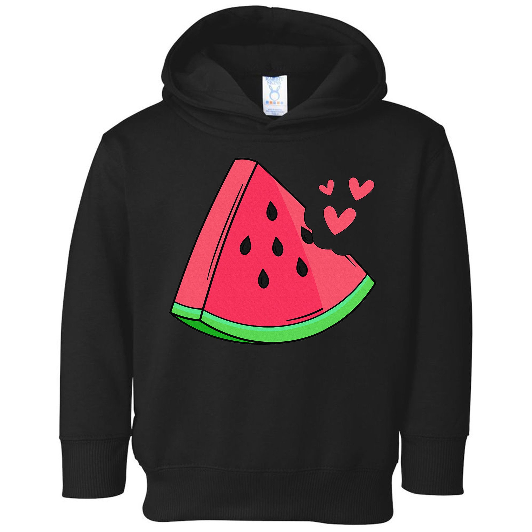 Watermelon Slice Melon Summer Vacation Season Fruit Lovers Toddler Hoodie