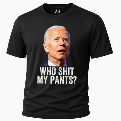 Who Shit My Pants Anti Joe Biden Conservative Performance Shirt