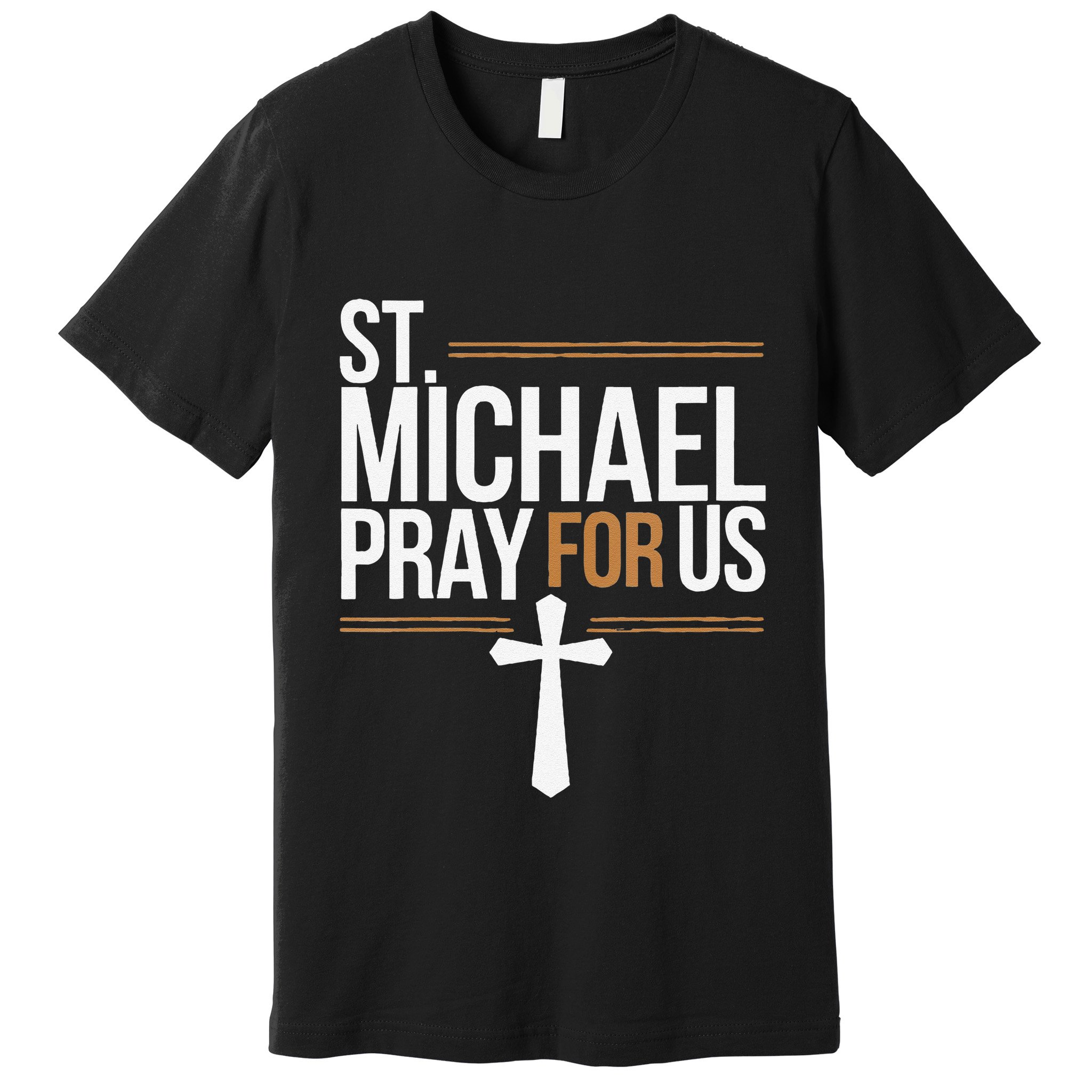 Women St. Michael Patronage Catholic Confirmation Gift Premium T-Shirt