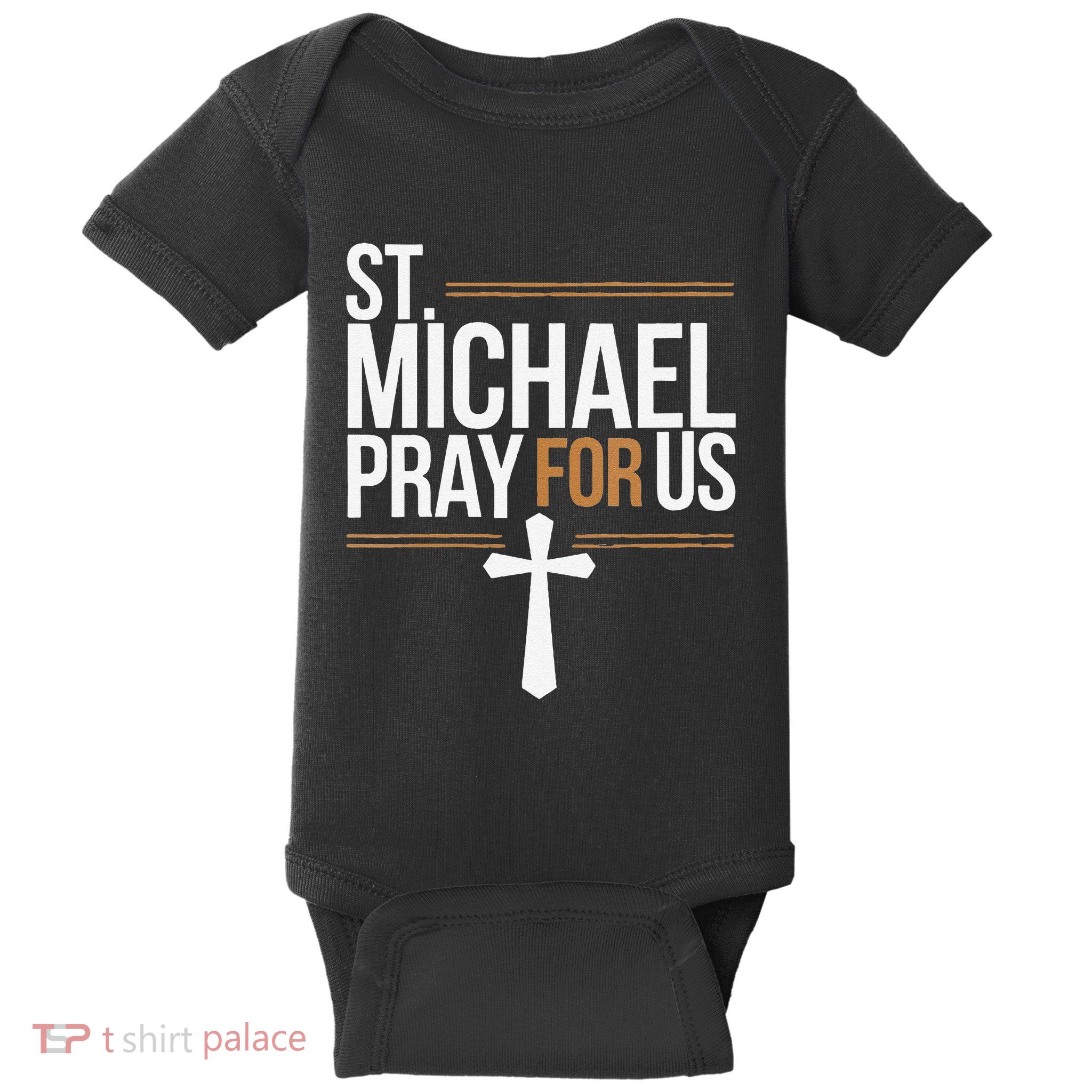 Women St. Michael Patronage Catholic Confirmation Gift Baby Bodysuit
