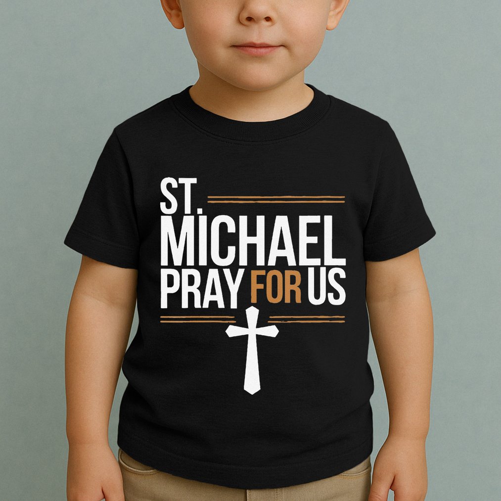 Women St. Michael Patronage Catholic Confirmation Gift Toddler T-Shirt