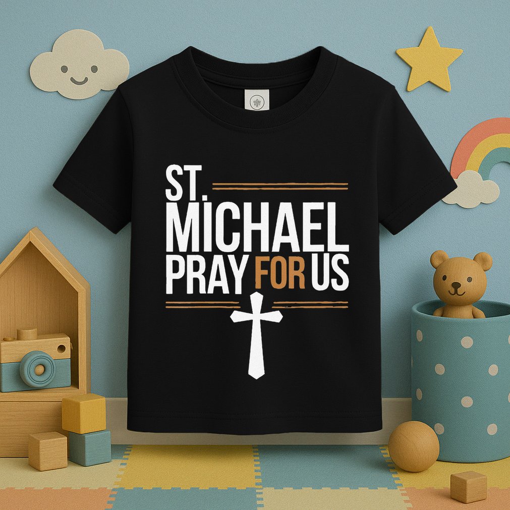 Women St. Michael Patronage Catholic Confirmation Gift Toddler T-Shirt