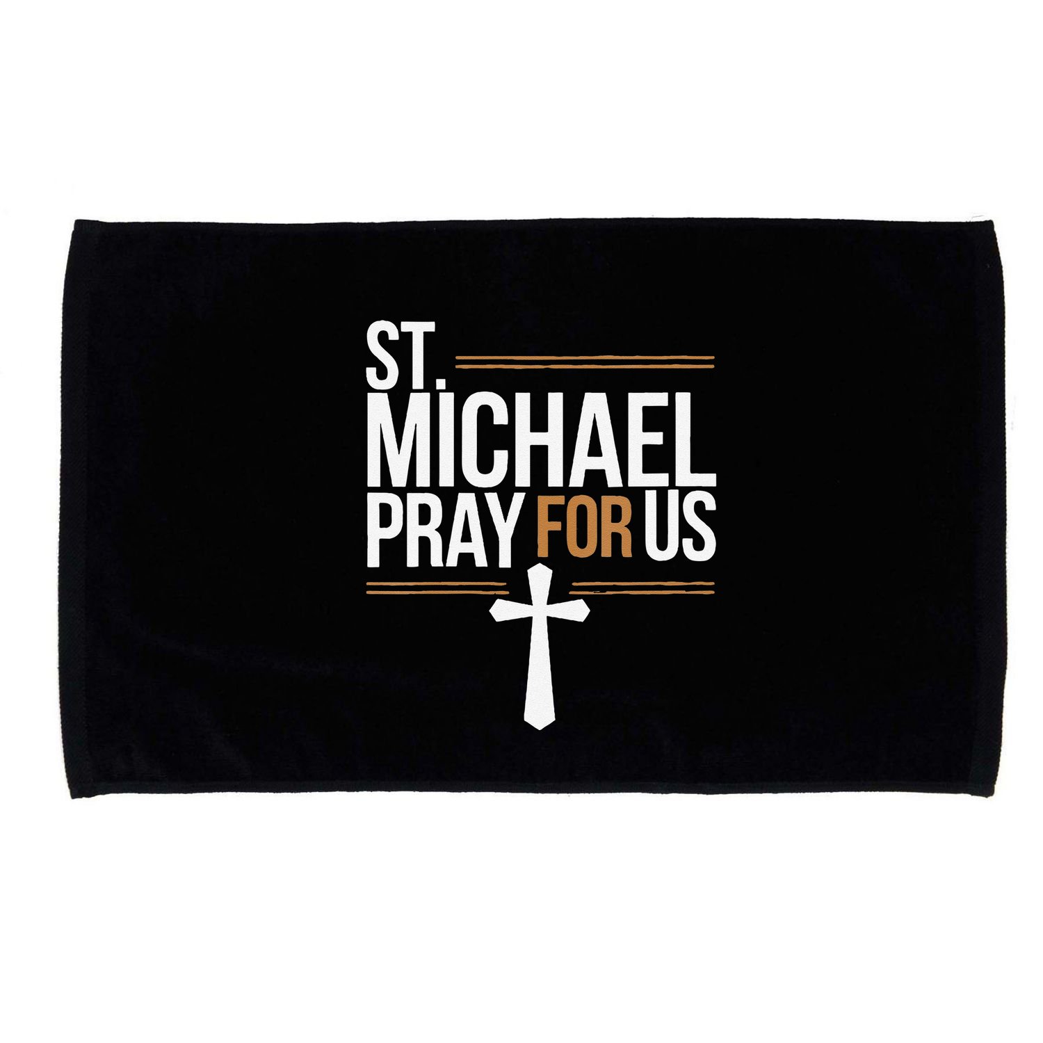 Women St. Michael Patronage Catholic Confirmation Gift Microfiber Hand Towel