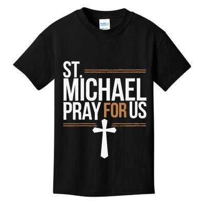 Women St. Michael Patronage Catholic Confirmation Gift Kids T-Shirt