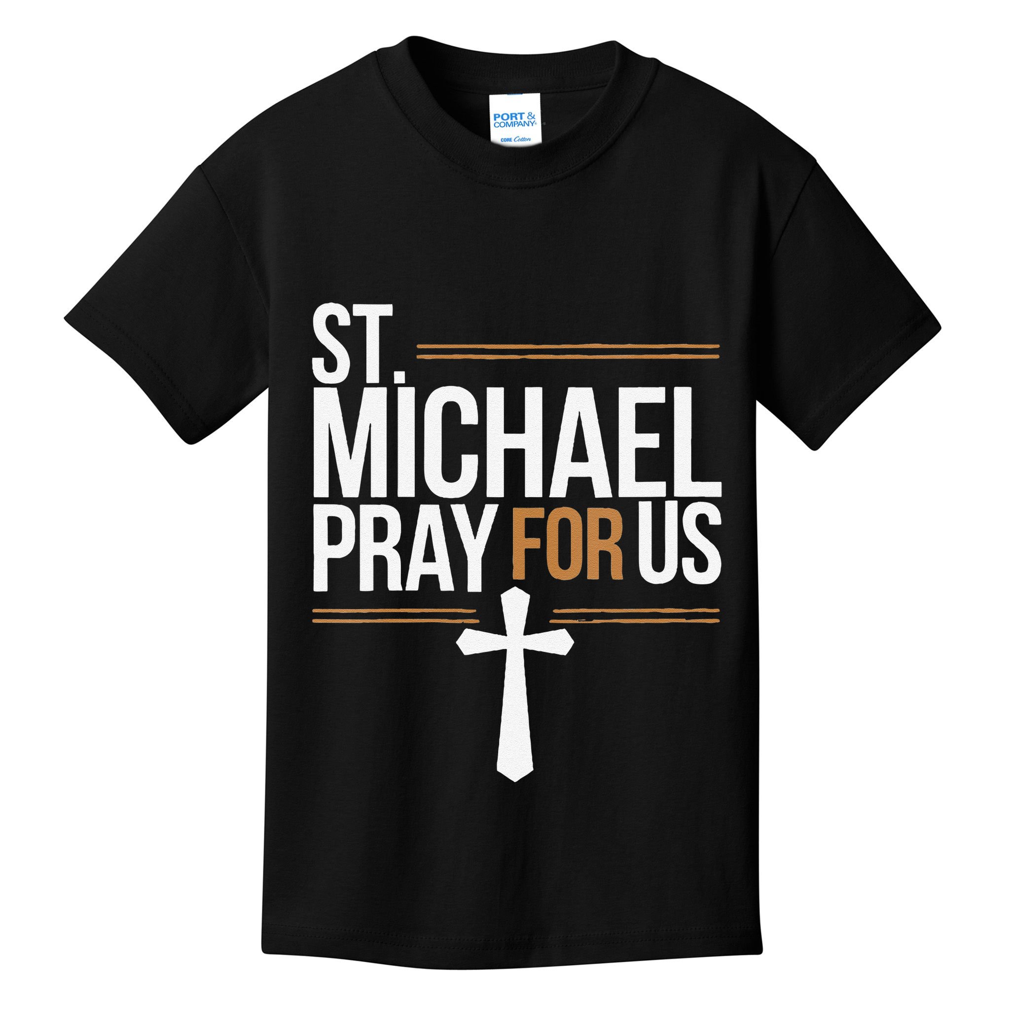 Women St. Michael Patronage Catholic Confirmation Gift Kids T-Shirt