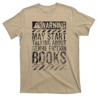 Warning Sign May Start Talking About Genre Fiction Books T-Shirt