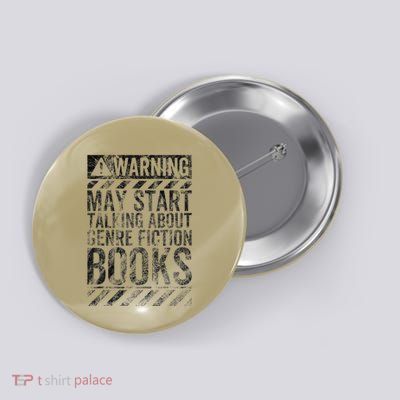 Warning Sign May Start Talking About Genre Fiction Books Button
