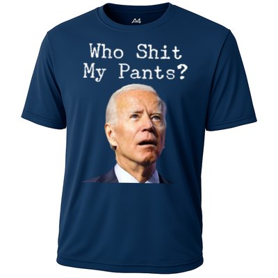 Who Shit My Pant's Funny Anti Joe Biden Performance Shirt