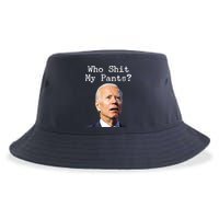 Who Shit My Pant's Funny Anti Joe Biden Sustainable Bucket Hat