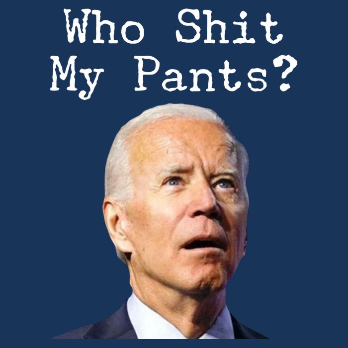 Who Shit My Pant's Funny Anti Joe Biden Baby Bodysuit