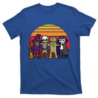 Witch Skeleton Mummy Vampire Retro Halloween Gift T-Shirt